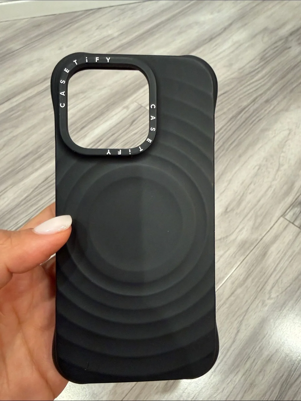 Casetify WaveGrip Protective Phone Case - Black iPhone 16 Pro